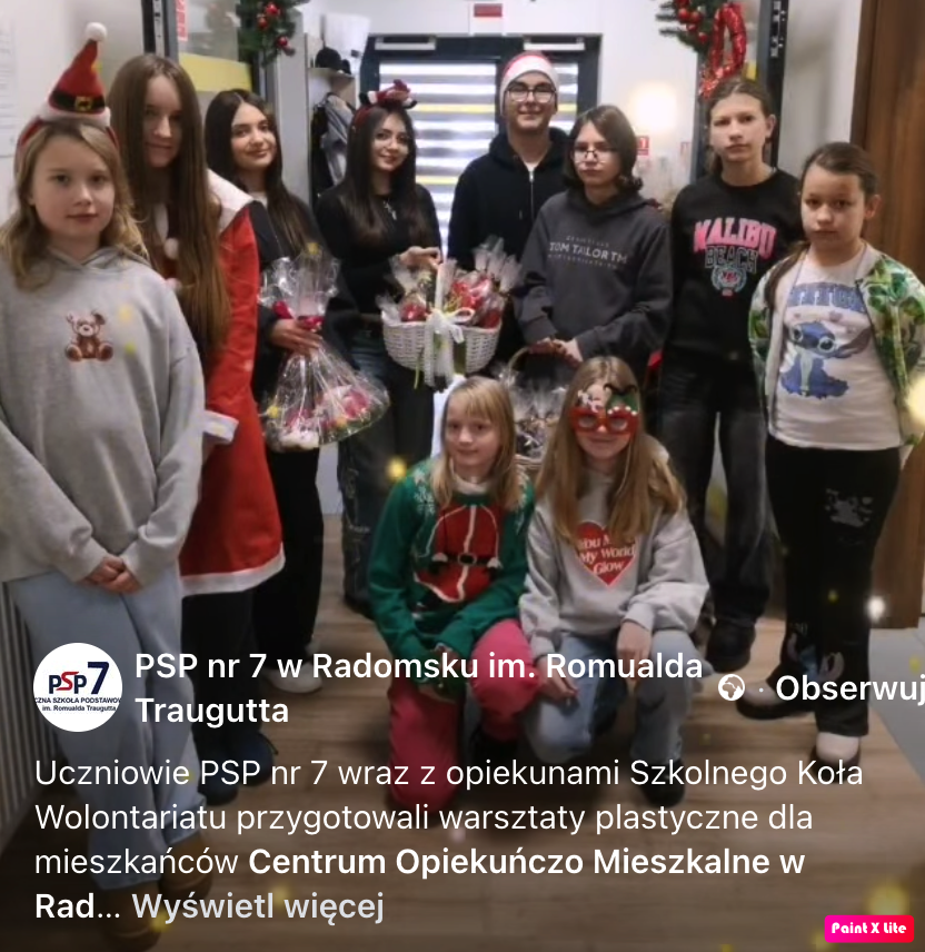 Warsztaty plastyczne dla mieszkańców Centrum Opiekuńczo Mieszkalne w Radomsku